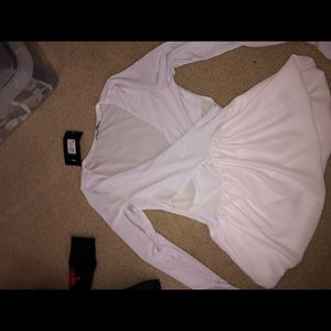 Deep down Peplum Top